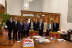 訪問姊妹校格拉納達大學，由校長Rector Aranda，國際副校長Vice Rector Kelly 及國際處同仁接待，強化兩校學術合作及交換生計畫並探視交換生。